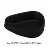 Food Grade Silicone Coffee Bean Dosing Cup Black Single Dosing Tray  For Coffee Beans