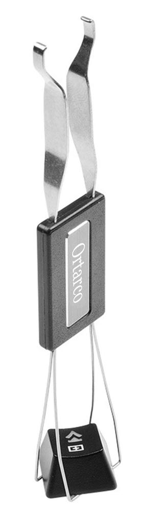 Ortarco Keycap Puller for Mechanical Keyboards Stainless Steel Keycap Remover Tool Fixed Keyboard Black