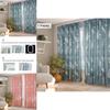 Elegant Nordic Style Sunshade Blackout Curtain With Durable Velcro Panel