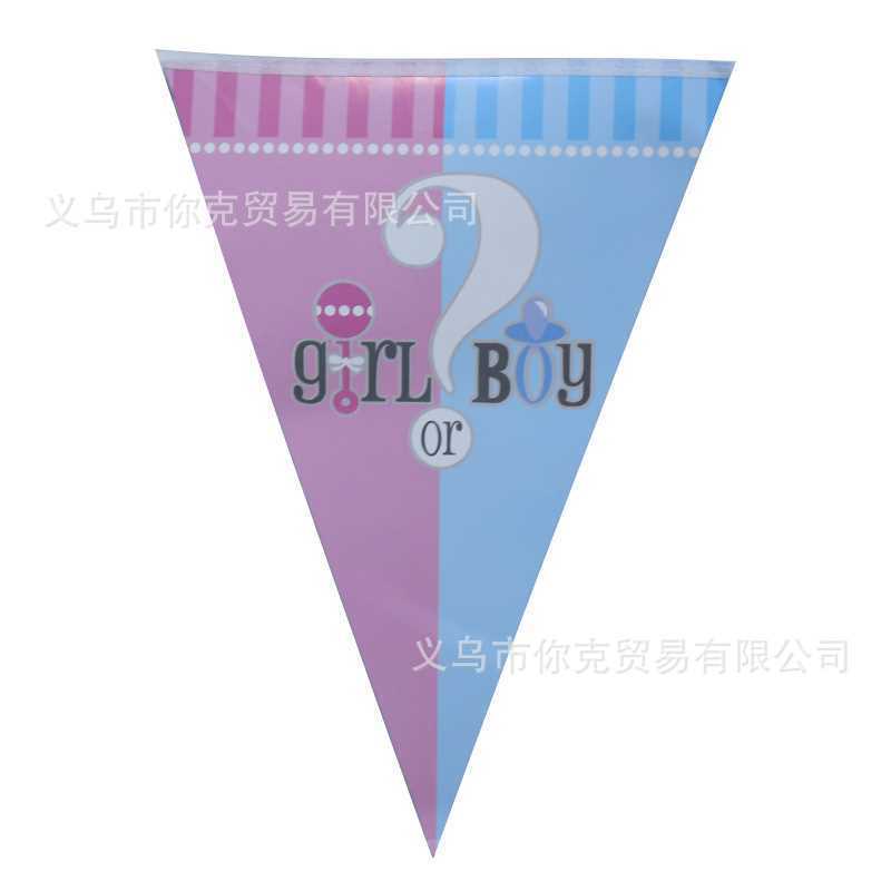 Baby Boy and Girl Gender Revealed Birthday Party Disposable Tableware Set Party Decoration Supplies