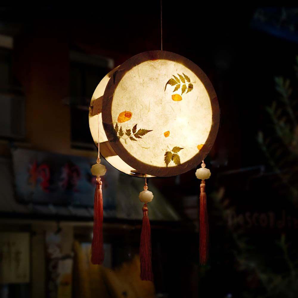 Holz Papier Chinesischer Stil Geschenk Lampe Laternen Anhänger Handgefertigte Laternen Party Dekoration Festival Laternenfest Dekorationen