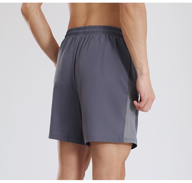 Men's Quick-Dry Breathable Three-Point Running Shorts for Summer Fitness