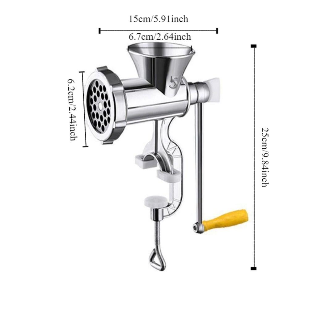Non-Slip Manual Meat Grinder Hand Crank Meat Mincer Multifunctional Enema Machine  Kitchen