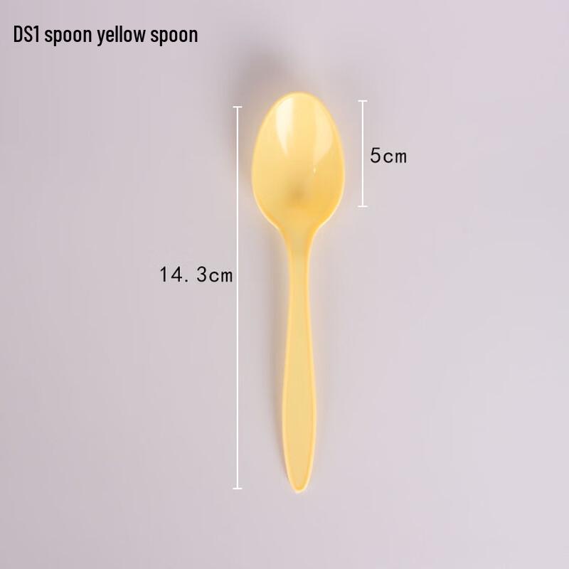 Handun Individually Wrapped Disposable Plastic Spoons