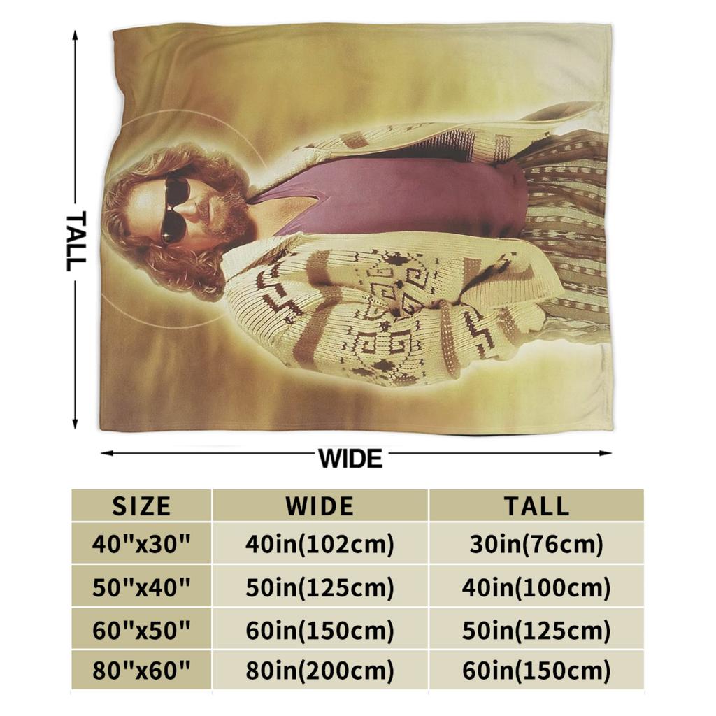 The Big Lebowski  Blanket  Soft Comfortable Plush Throw Blanket For Bedroom Travel Office Flannel Bedspread Bed Cover