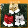 Mirror Glitter Bow Plush Pendant For Hotel Window Decor