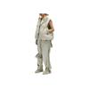 Adidas Originals X Hamcus Collaboration FW23 Solid Color Quilted Logo Drawstring Zipper Down Vest Unisex Vests White IU4839