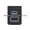 Compatible with Volkswagen POLO 04-11 Models: QC3.0C+Type-C USB Fast Charger Socket.