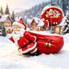 Decorative Santa Bag Storage Tray, Christmas Figurine for Dresser Jewelry, Bedroom Items, and Entryway Accessories