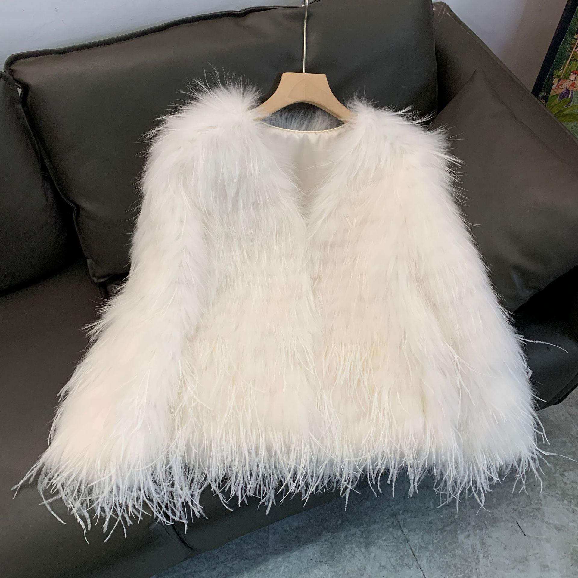 

Новое пальто женское среднее и короткое молодежное модное пальто L белый