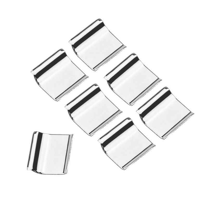 7Pcs ABS Chrome Car Door Window Switch Lift Button Sequ Cover Trim for Hyundai Tucson Elantra 2016 - Accessories