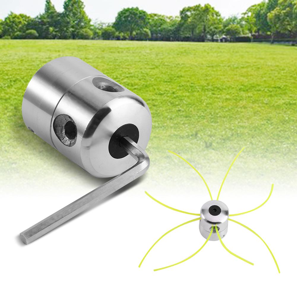 Aluminium Alloy Strimmer Trimmer Head String Set for Gasoline Grass Brush Cutter