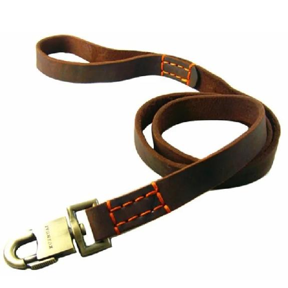 Pet Products Genuine Leather Dog Vest Harness For Medium Large Dog Pets Professional Dog Vest Collar Hand Chest Straps