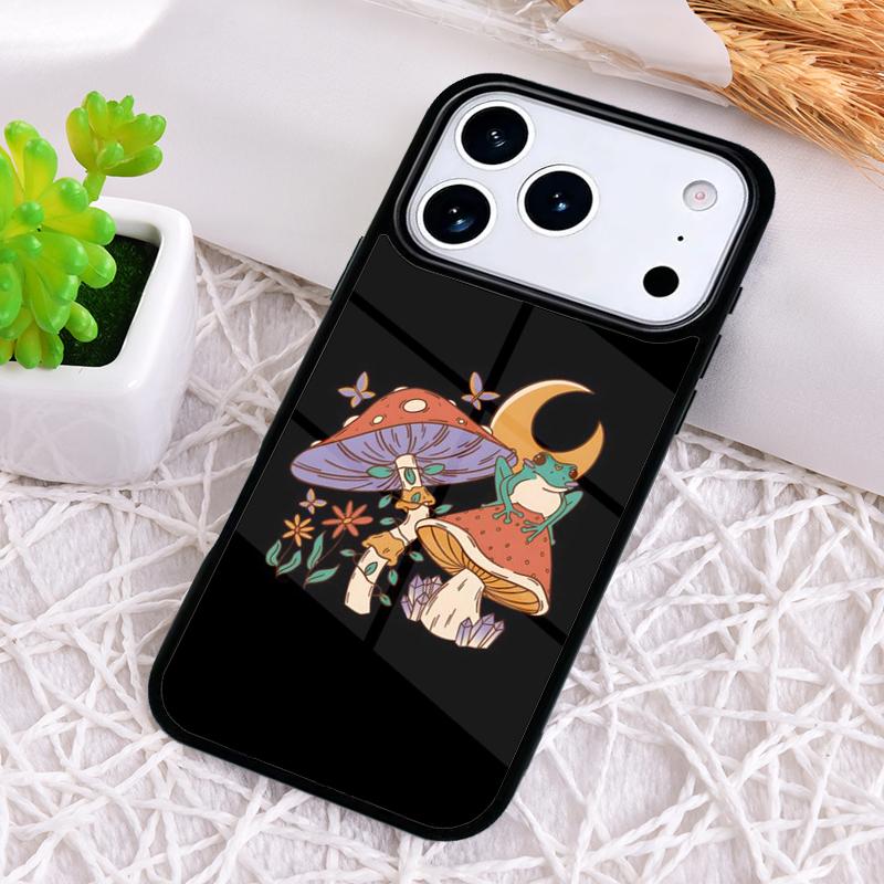 

Hippie Mushroom Frog shrooms Phone Case for iPhone 17 Air 16 15 11 12 14 13 Pro Max Shockproof Cover iPhone 16 Pro