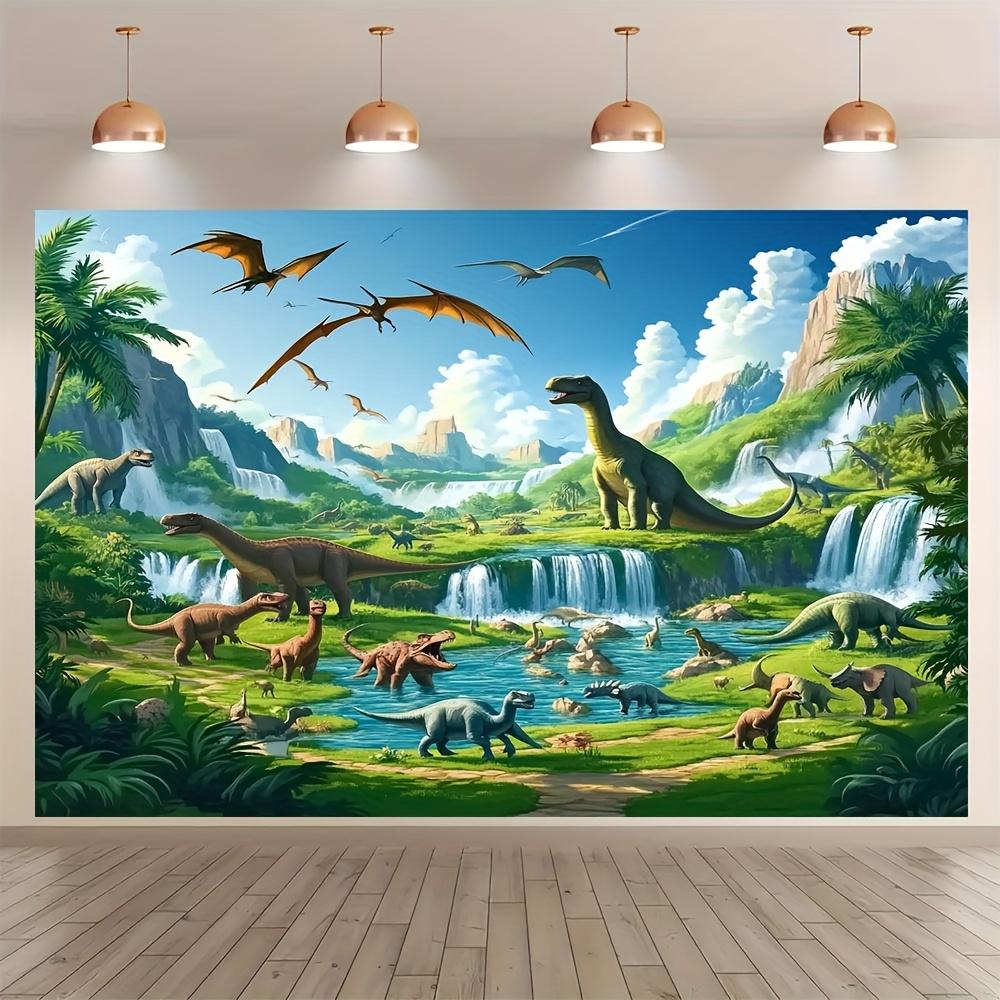 "A Dinosaur" is a plastic-made hanging model featuring a large Jurassic dinosaur.