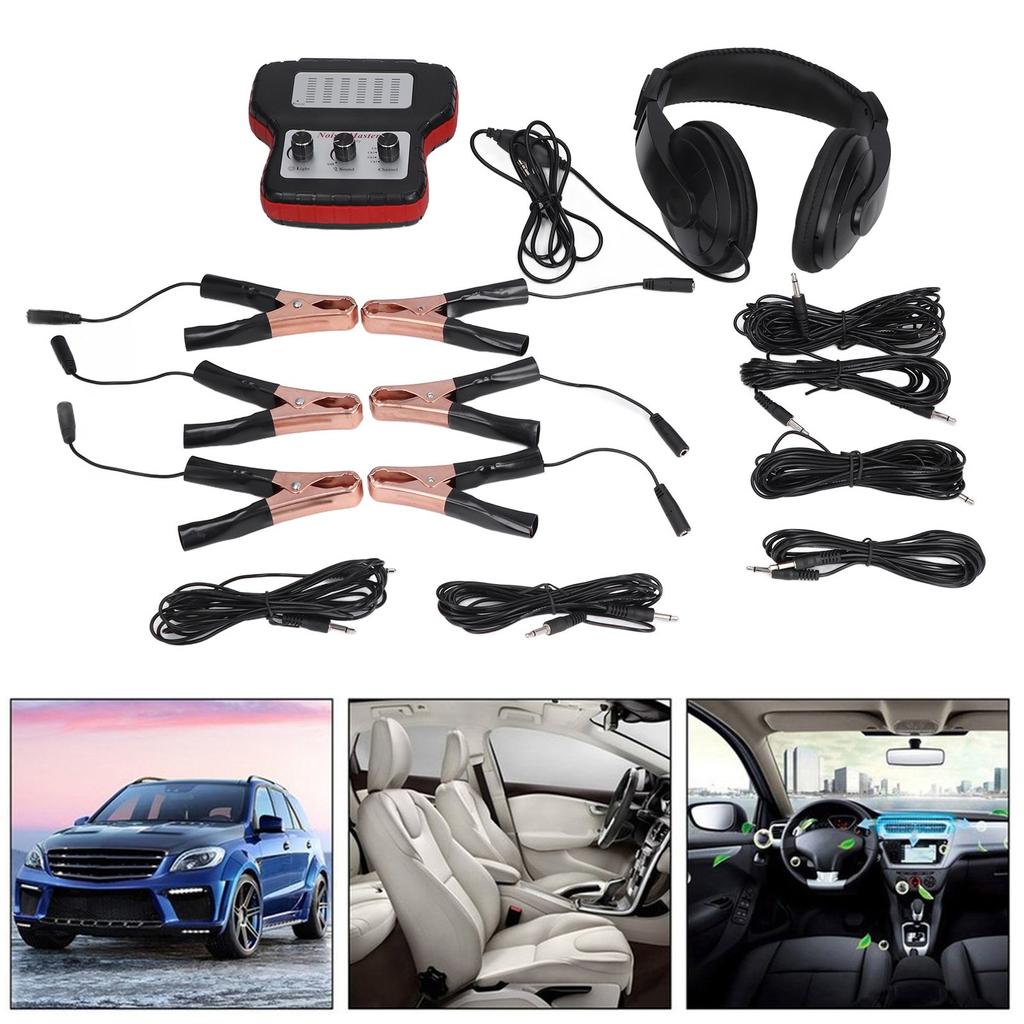 6-Kanal-Auto-Elektronik-Stethoskop-Kit, 100 Hz-10 kHz, Testgerät für abnormale Geräusche bei Motor-Chassis-Übertragung