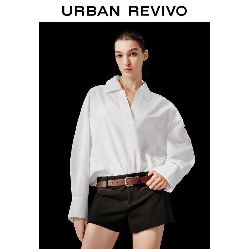 UR 2025 Autumn Women s Loose Cotton Blouse Shirt