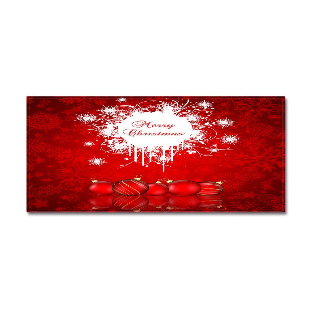 Christmas Kitchen Sand Carpet Doormat Long Floor Mat
