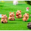 4 Piece Miniature Quokka Baby Sculpture Resins Craft Desktop Ornaments For Garden Landscape Arrangement Or Collectibles