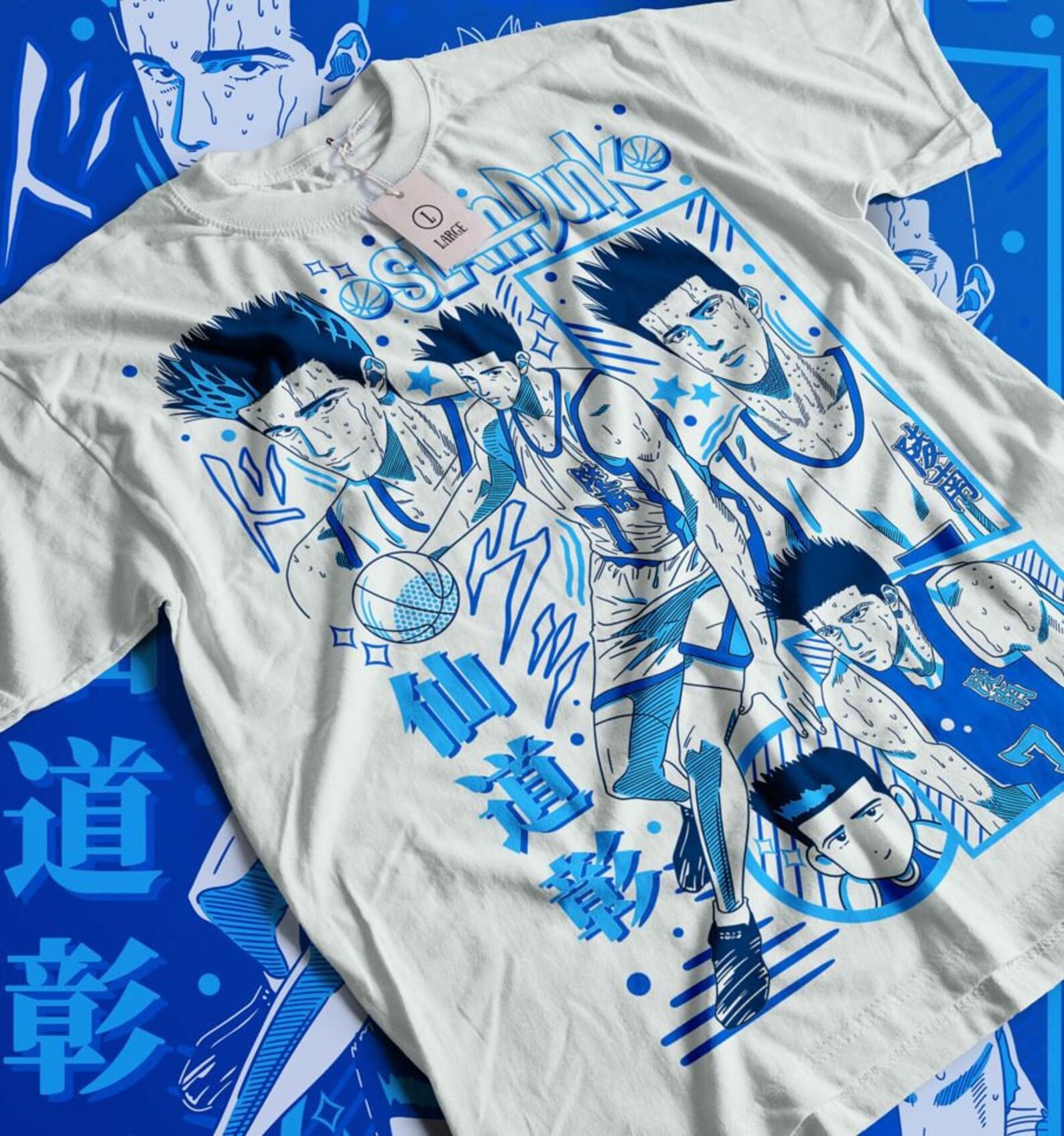 Unisex T-Shirt, Sport 90s Anime Lovers, Basketball Anime T-Shirt, Otaku Ropa, Graphic Anime Unisex Shirt S