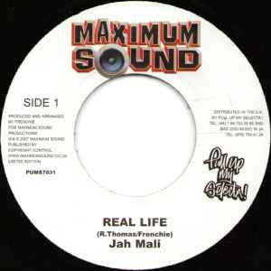 

7inch Record JAHMALI - Real Life PUMS7031 Maximum Sound 2007 UK Reggae, Ska & Dub Used