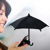 1PC Telefon Parasol Przyssawka Deszczoodporny Osłona Przeciwsłoneczna Mini Parasol Stojak Na Telefon Komórkowy