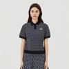 MARTINE GOLF Dtp Collar Half Polo Shirts_Navy