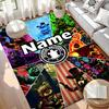 Custom Name Personalized Five Nights At Freddy's Print Carpet, Versatile Home Decor Rug, for Playroom, Apartment, Balcony, Entryway, Hallway Gift