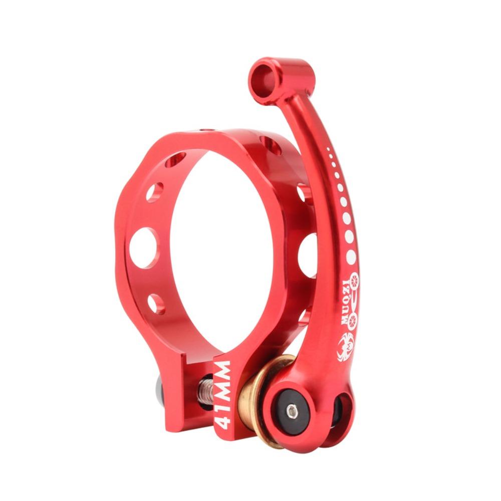 

Quick Release Bike Seat Post Clamp 40/41mm Bicycle Saddle Clip Bike Seat Tube Clamp Seat Post Red 41mm