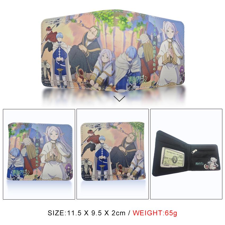 Frieren: Beyond Journey's End 3D Anime Coin Purse - Stereoscopic Embossed Cartoon Design