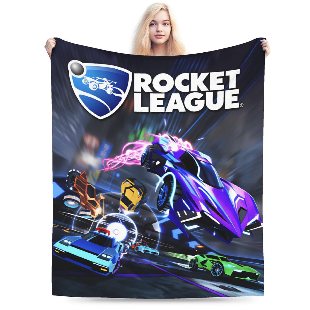 Warm Soft BlanketsKids Adult Camping Rockets Leagues Throw Blanket  Flannel Bedspread For Outdoor Pattern Sofa Bed Cover