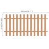 WPC Picket Fence 200x100 cm