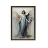 Blue Angel Spiritual Charm Blue Angel Spiritual Charm, 70X100 Cm, Black Aluminum Frame, 230 Gsm Matte Paper