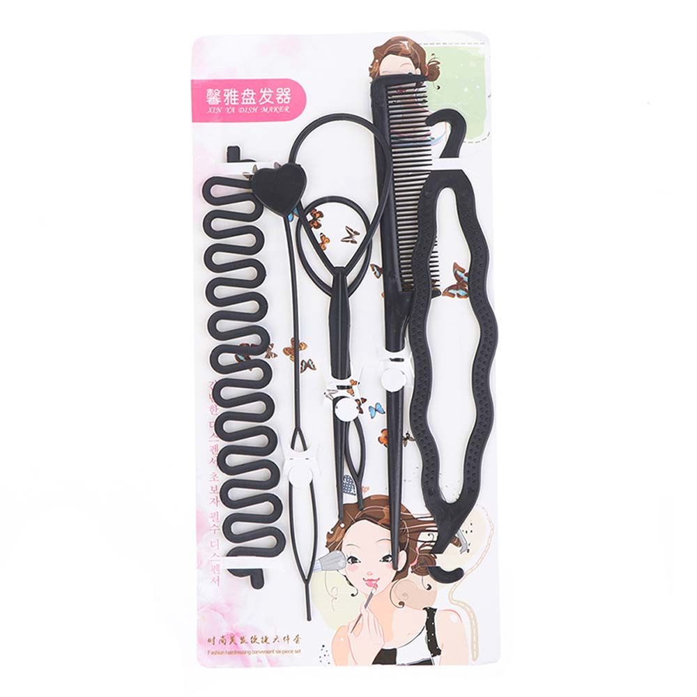 Twist Hair Roller Pull-through Hair Needle Hair Braiding Tools Hair Braider Kit Hair Dispenser