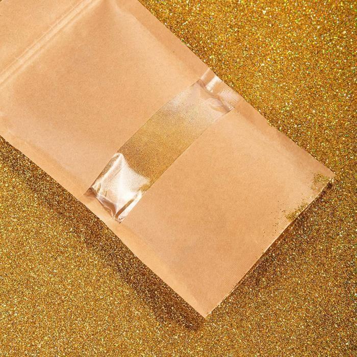 Paillettes fines - CREATIVE DECO - Or - 200g - 0.2mm - Holographique