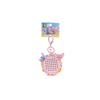Stitch Beach Summer Steel Ball Art Board Keychain With Pvc Hang Decor Kids For