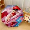 Betty Boop Windproof Auto 8 Rib Folding Umbrella Portable Outdoor Parasol