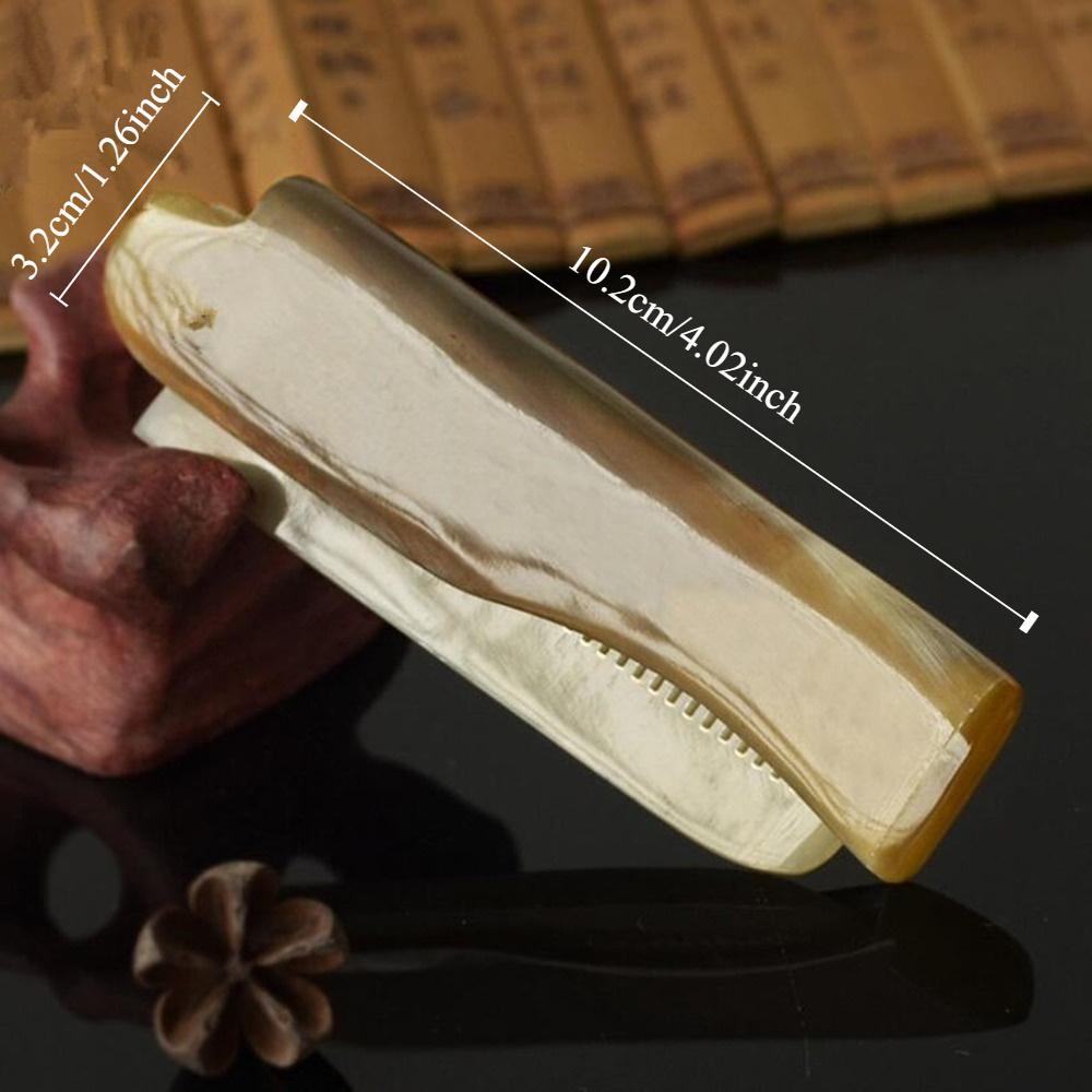 Faltbarer Hornkamm Taschenkamm, Ein Massage-Styling-Werkzeug für Hairdesign, Tragbares Haarpflegewerkzeug, Hornkamm.