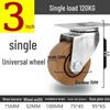 3 to 5 Inch High-Temperature Resistant Swivel Casters with Glass Fiber Bakelite for Oven Carts (Up to 300°)