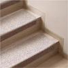 Khaki Wool Non-slip Stair Step Mat Self-adhesive Indoor Wooden Ladder Protection Mat Soft and Comfortable Washable Pet-friendly Carpet Mat 3-Piece