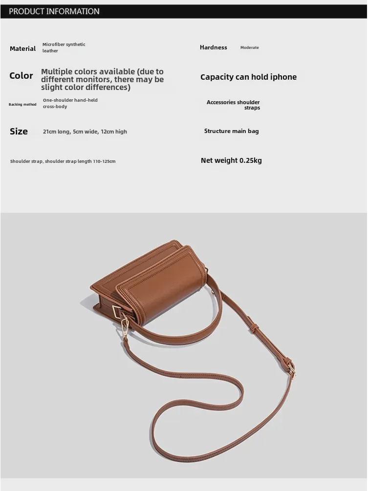 2024 Dames Mini City Trapezium Handtas: Modieuze Messenger- & Schoudertas
