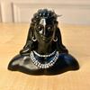 Adiyogi Shiva Statue for Car Dash Board Adiyogi Shankara for Home & Office Decor/Diwali Gifts Items (Pack of 1) Black