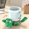 Fun Coaster Turtle Cup Pad Tea Coffee Mug Drinks Holder Tableware Decorative 3D Printed Ornament Home Decor