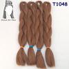 Große Menge auf Lager 24 Zoll 80g Weiche Seidige Synthetische Haarverlängerungen für Häkelzöpfe Haarherstellung Jumbo Braiding Synthetisch