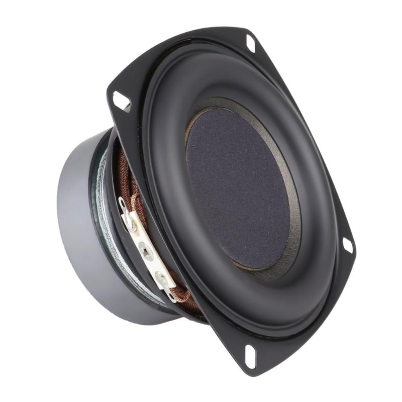4Inch 30W Heavy Bass Speaker 25Core Voice Coil 4Ohm Impedance Neodymium Magnets System Subwoofer ABS Metal Housing