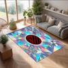 Atletico Madrid Printed Flannel Area Rug Non Slip Soft Polyester Floor Carpet Indoor Decor Mat for Bedroom Living Room Sofa Game Room Home Decoration
