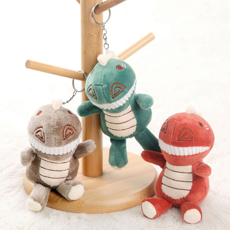 1Pcs Cute Plush Dinosaur Doll Toy Pendant Cute Plush Keychain Bag Pendant Christmas Gift