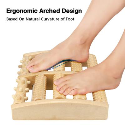 Puidust jalamassaažirull plantaarfastsiidi leevendamiseks Paranda vereringet Jalarull-masseerija Kahe funktsiooniga masseerimisseade Kingitus meestele naistele