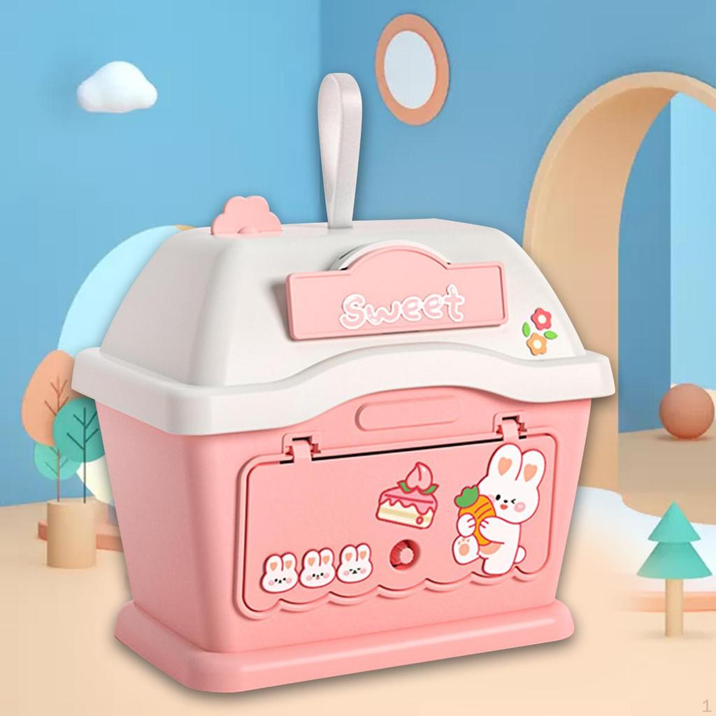Adorable House Piggy Bank for Kids - Money Saving Box