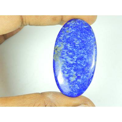 25X46X05 MM Prírodný Lapis Lazuli Oválny Tvar Kabochón Voľný Drahokam 69ct. SY-544